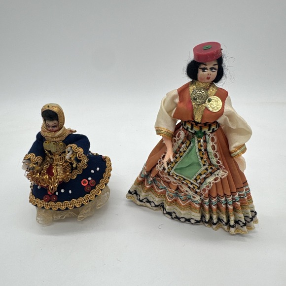 Other - Vintage Greek Folk‎ Art Dolls: Ethnic Clothing, Greece Dancers